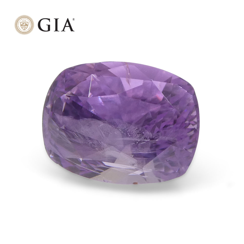 1.95ct Purplish Pink Sapphire Cushion GIA Certified Unheated, Sri Lanka - Skyjems Wholesale Gemstones