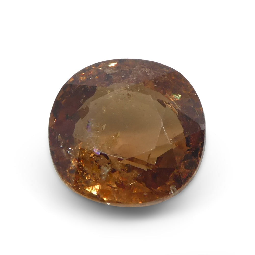 2.17ct Cushion Brownish Pinkish Orange Sapphire GIA Certified Madagascar Unheated - Skyjems Wholesale Gemstones