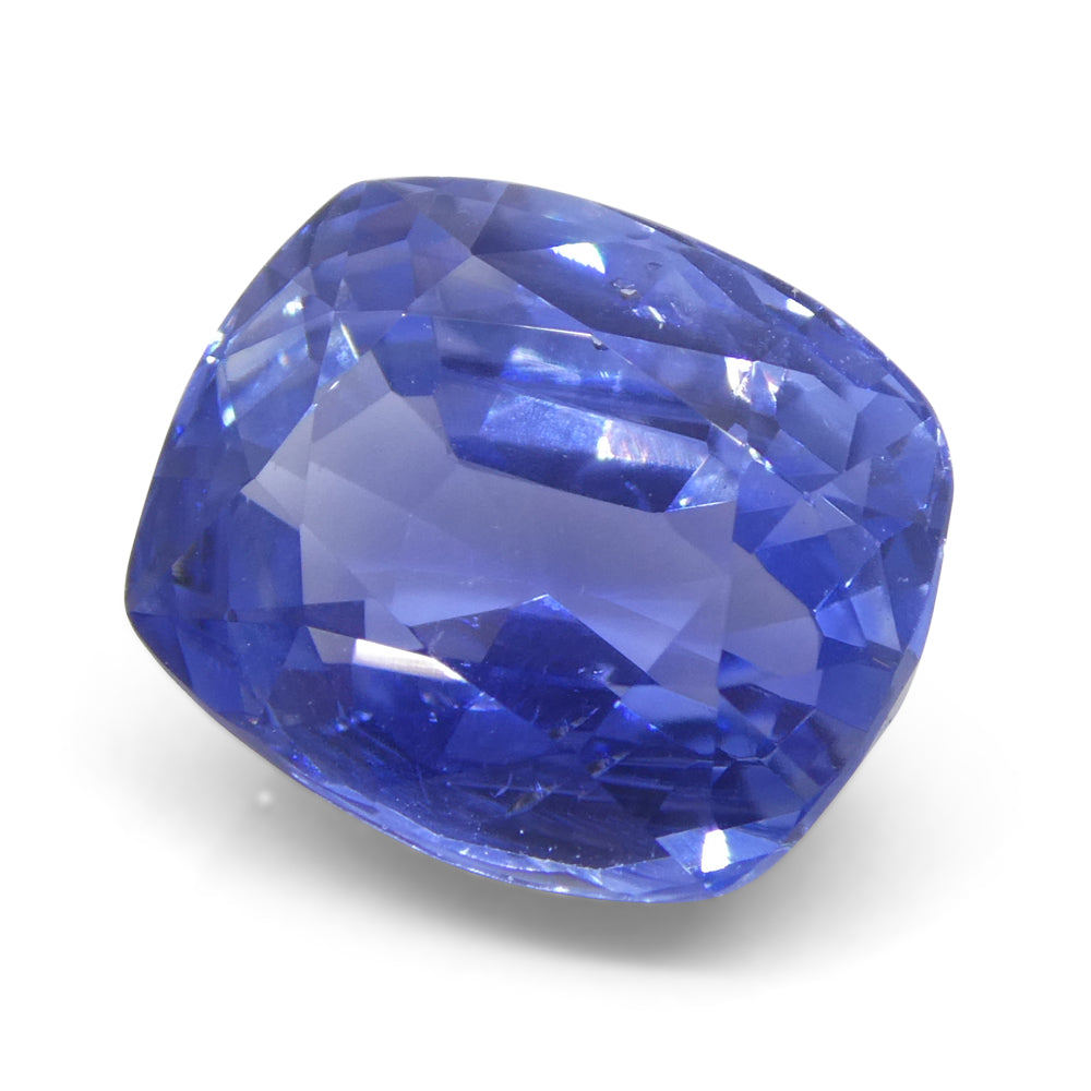 6.98ct Cushion Blue Sapphire GIA Certified Sri Lanka Unheated - Skyjems Wholesale Gemstones