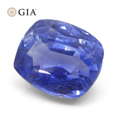 6.98ct Cushion Blue Sapphire GIA Certified Sri Lanka Unheated - Skyjems Wholesale Gemstones