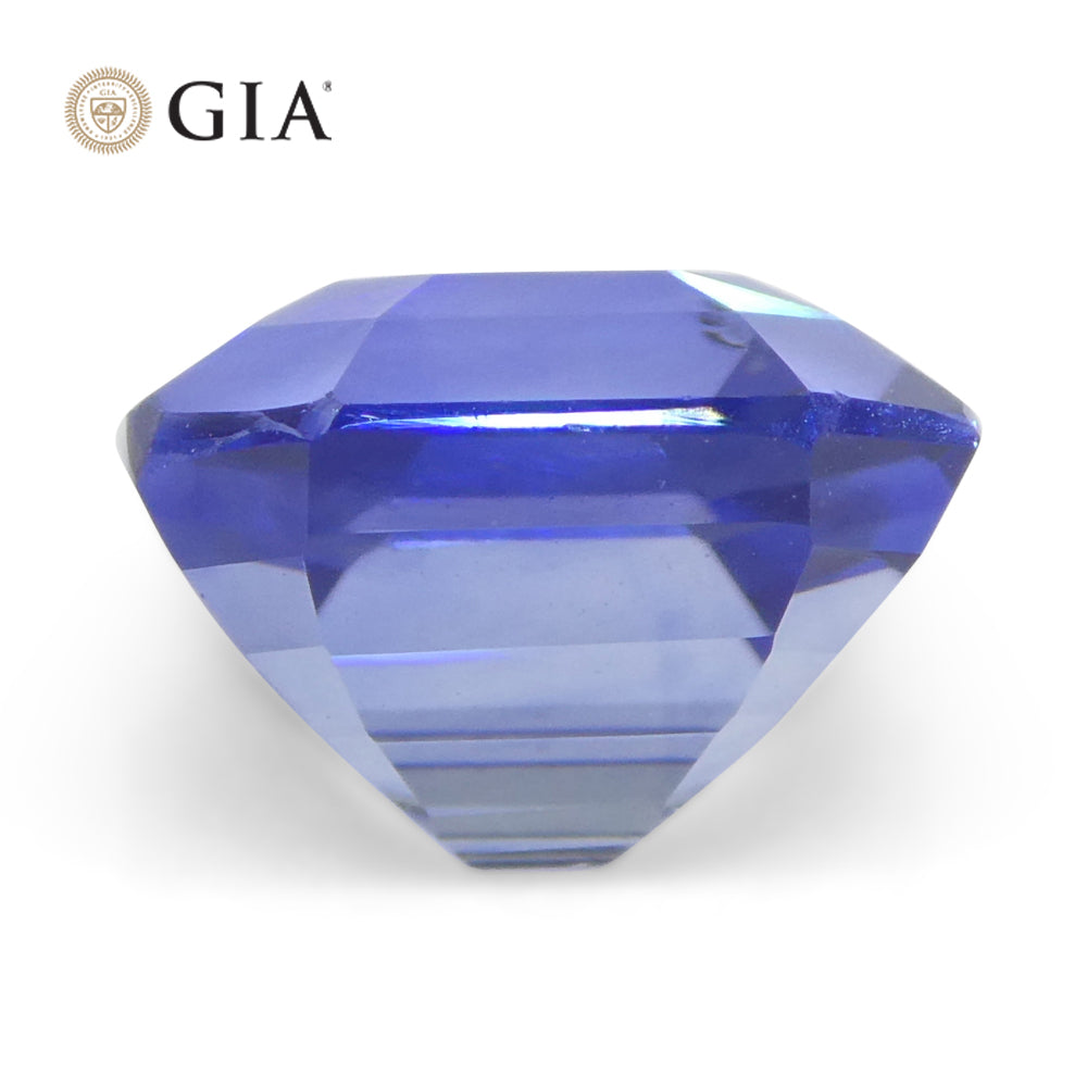 3.2ct Octagonal/Emerald Cut Blue Sapphire GIA Certified Sri Lanka - Skyjems Wholesale Gemstones