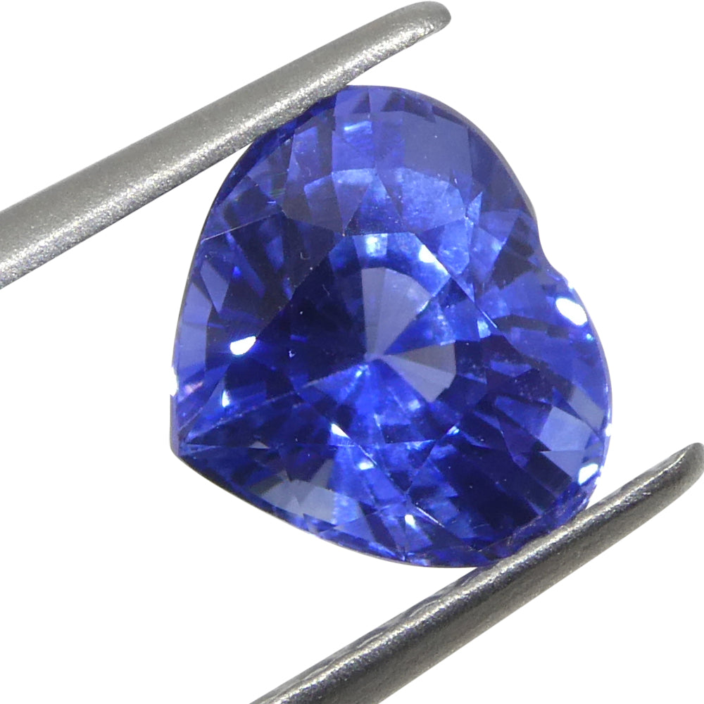 1.51ct Heart Blue Sapphire GIA Certified Sri Lanka - Skyjems Wholesale Gemstones