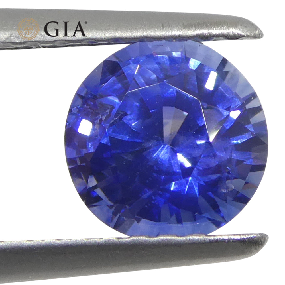 Sapphire 1.25 cts 6.30 x 6.19 x 4.28 mm Round Blue  $5000