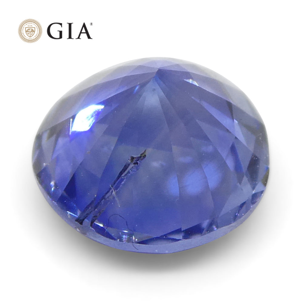 1.25ct Round Blue Sapphire GIA Certified Sri Lanka - Skyjems Wholesale Gemstones