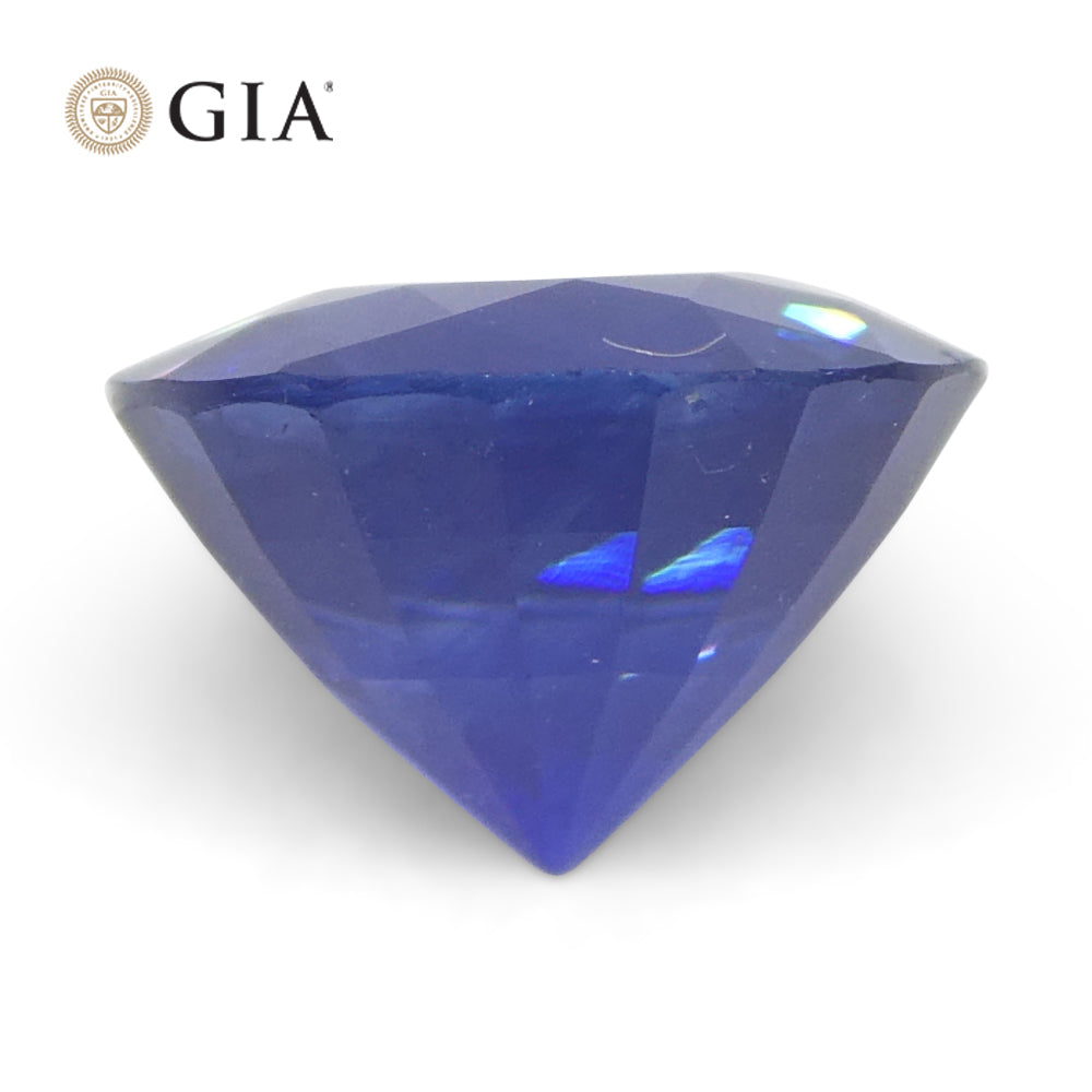 1.24ct Round Blue Sapphire GIA Certified Sri Lanka - Skyjems Wholesale Gemstones