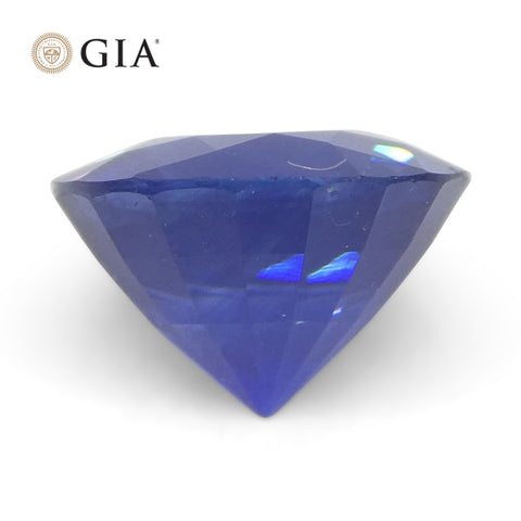1.24ct Round Blue Sapphire GIA Certified Sri Lanka