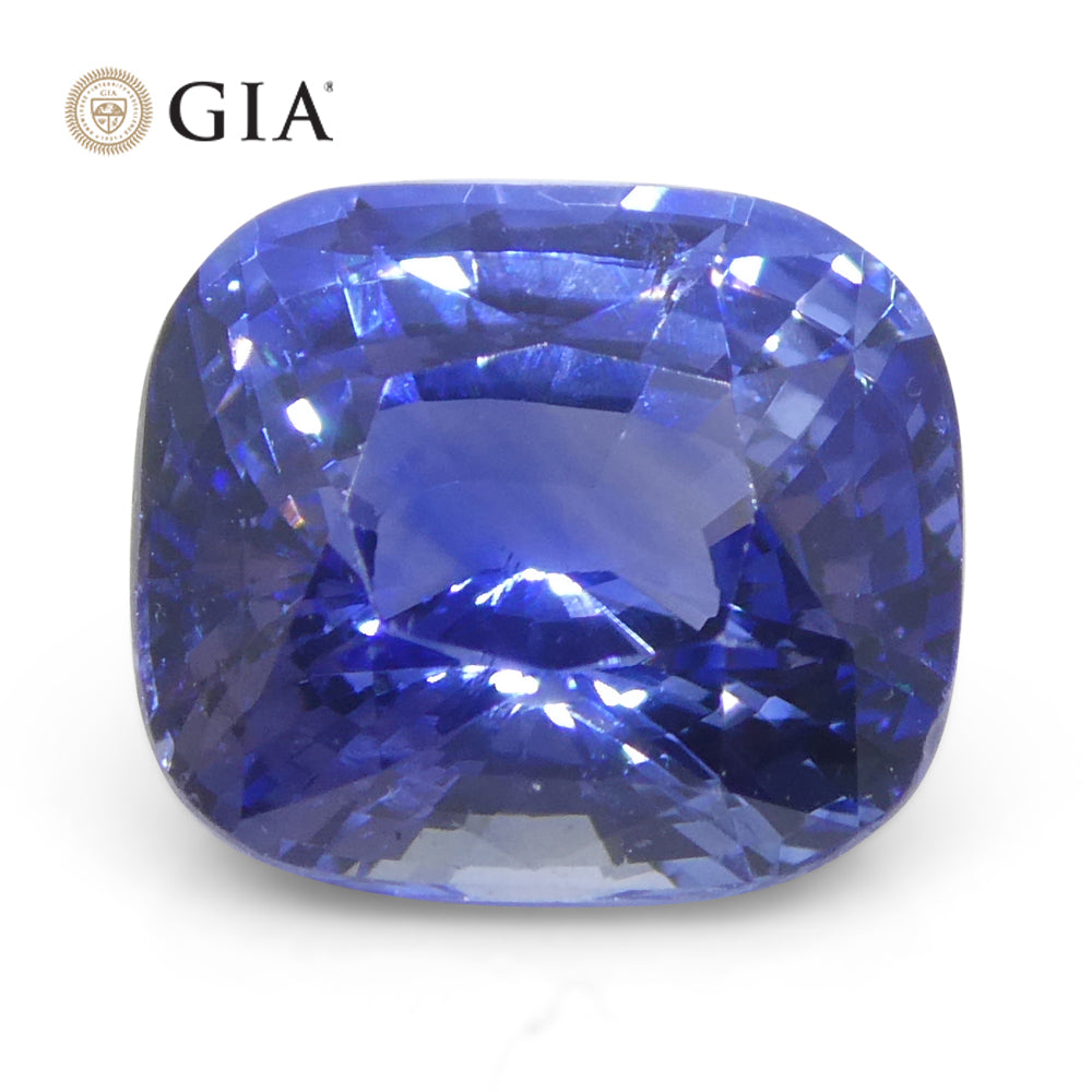 Sapphire 2.04 cts 7.42 x 6.53 x 4.65 mm Cushion Blue  $6000