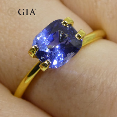 2.04ct Cushion Blue Sapphire GIA Certified Sri Lanka - Skyjems Wholesale Gemstones