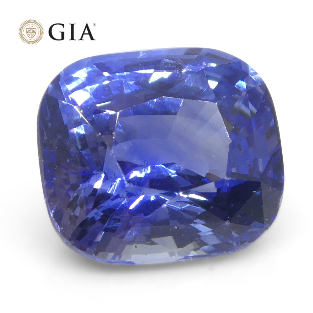 2.04ct Cushion Blue Sapphire GIA Certified Sri Lanka - Skyjems Wholesale Gemstones