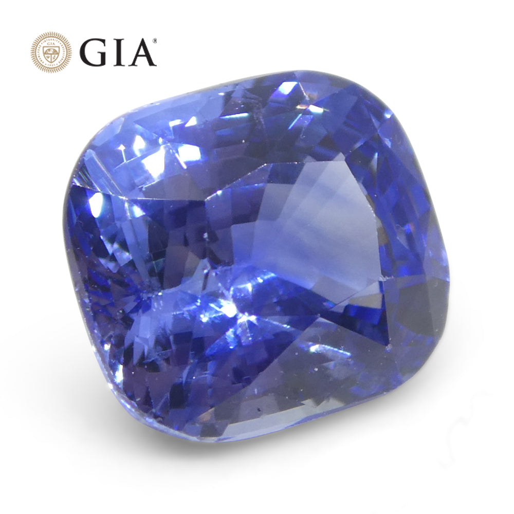 2.04ct Cushion Blue Sapphire GIA Certified Sri Lanka - Skyjems Wholesale Gemstones