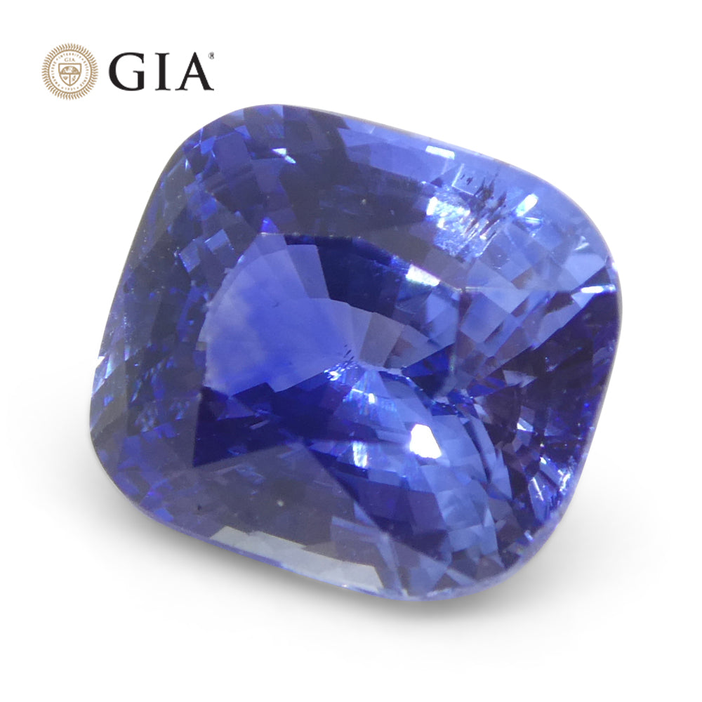 2.04ct Cushion Blue Sapphire GIA Certified Sri Lanka - Skyjems Wholesale Gemstones