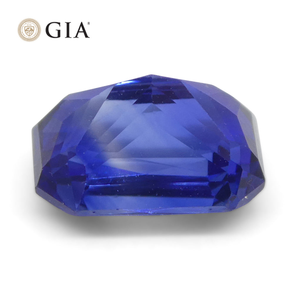 1.92ct Octagonal/Emerald Cut Blue Sapphire GIA Certified Sri Lanka - Skyjems Wholesale Gemstones