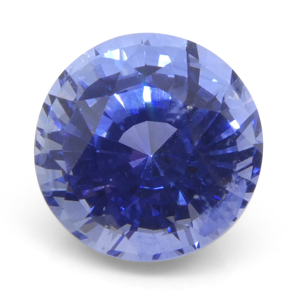 4.03ct Round Blue Sapphire GIA Certified Sri Lanka - Skyjems Wholesale Gemstones