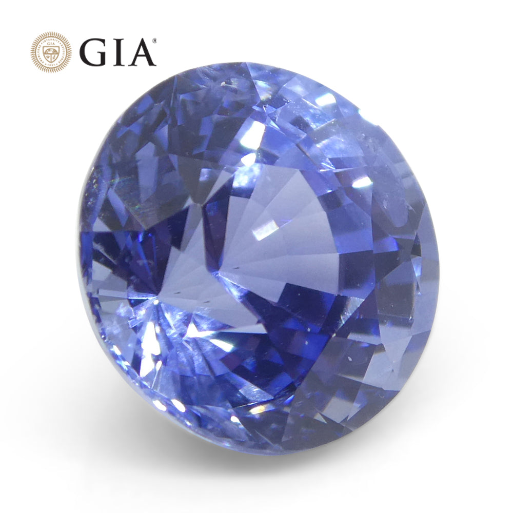 4.03ct Round Blue Sapphire GIA Certified Sri Lanka - Skyjems Wholesale Gemstones