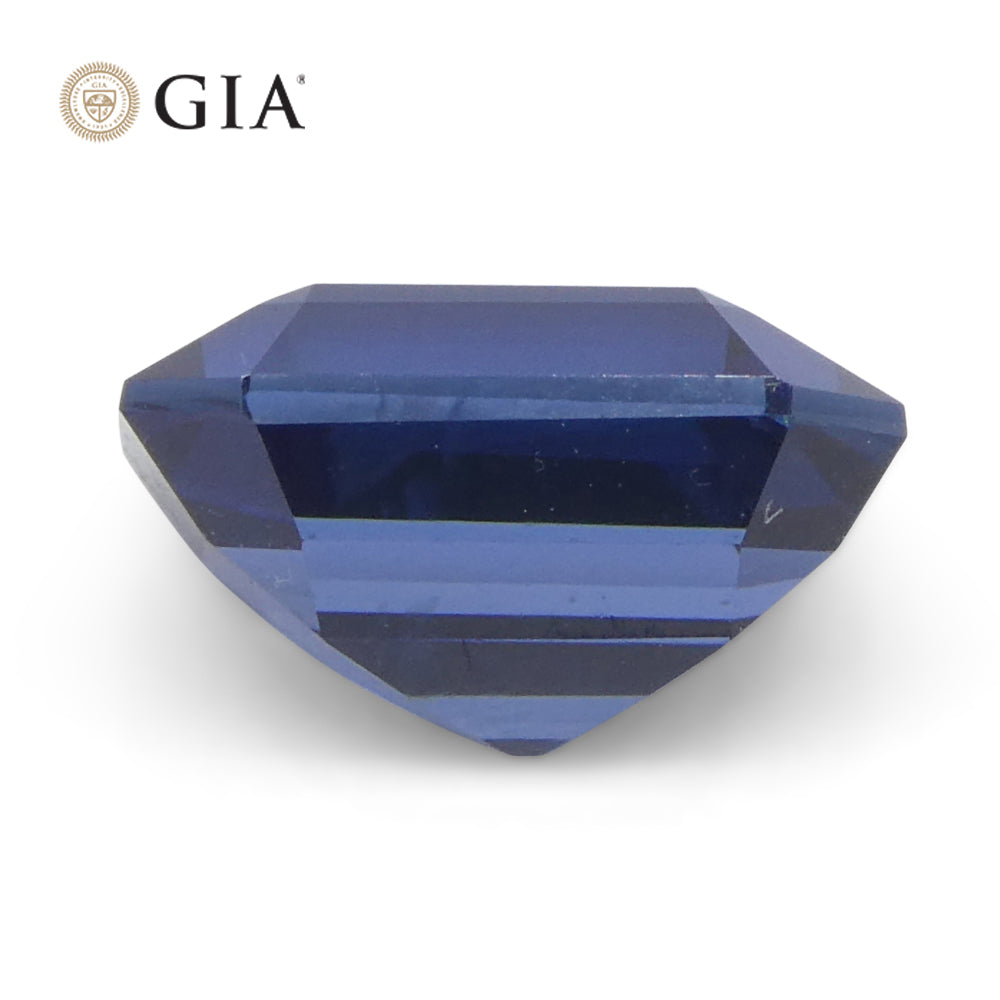 1.62ct Octagonal/Emerald Cut Blue Sapphire GIA Certified Madagascar - Skyjems Wholesale Gemstones