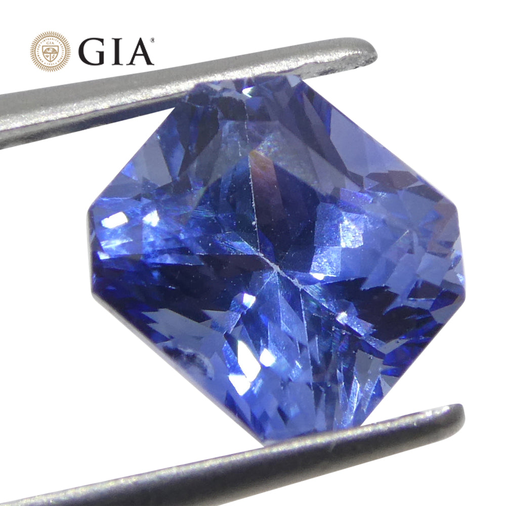 2.02ct Octagonal/Emerald Cut Blue Sapphire GIA Certified Sri Lanka - Skyjems Wholesale Gemstones