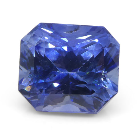 2.02ct Octagonal/Emerald Cut Blue Sapphire GIA Certified Sri Lanka