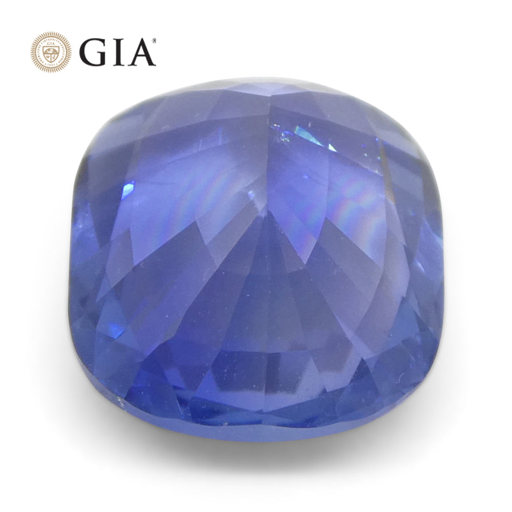 4.12ct Cushion Blue Sapphire GIA Certified Sri Lanka Unheated - Skyjems Wholesale Gemstones