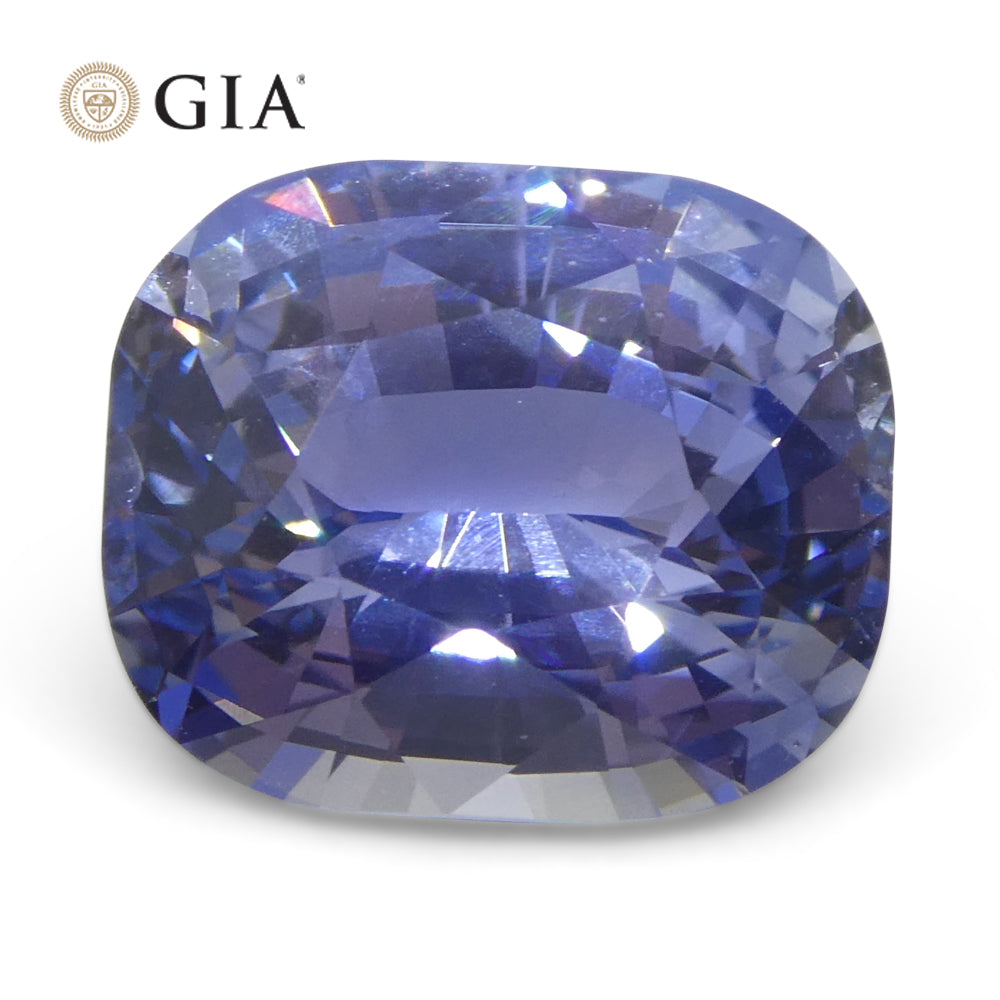 4.12ct Cushion Blue Sapphire GIA Certified Sri Lanka Unheated - Skyjems Wholesale Gemstones