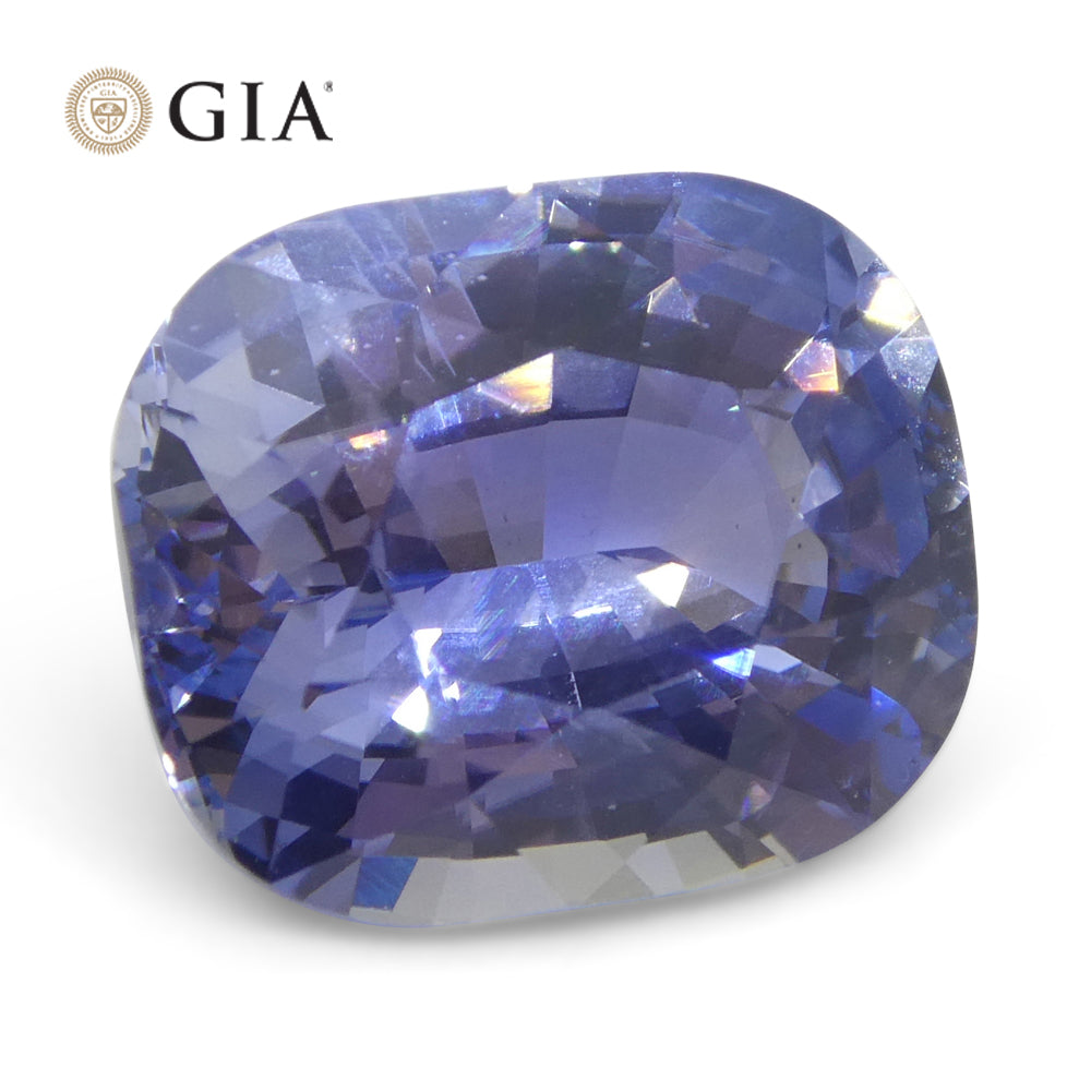 4.12ct Cushion Blue Sapphire GIA Certified Sri Lanka Unheated - Skyjems Wholesale Gemstones