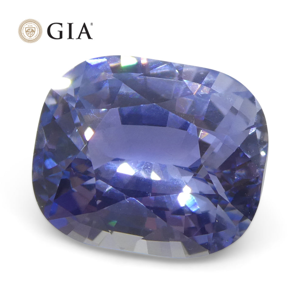 4.12ct Cushion Blue Sapphire GIA Certified Sri Lanka Unheated - Skyjems Wholesale Gemstones