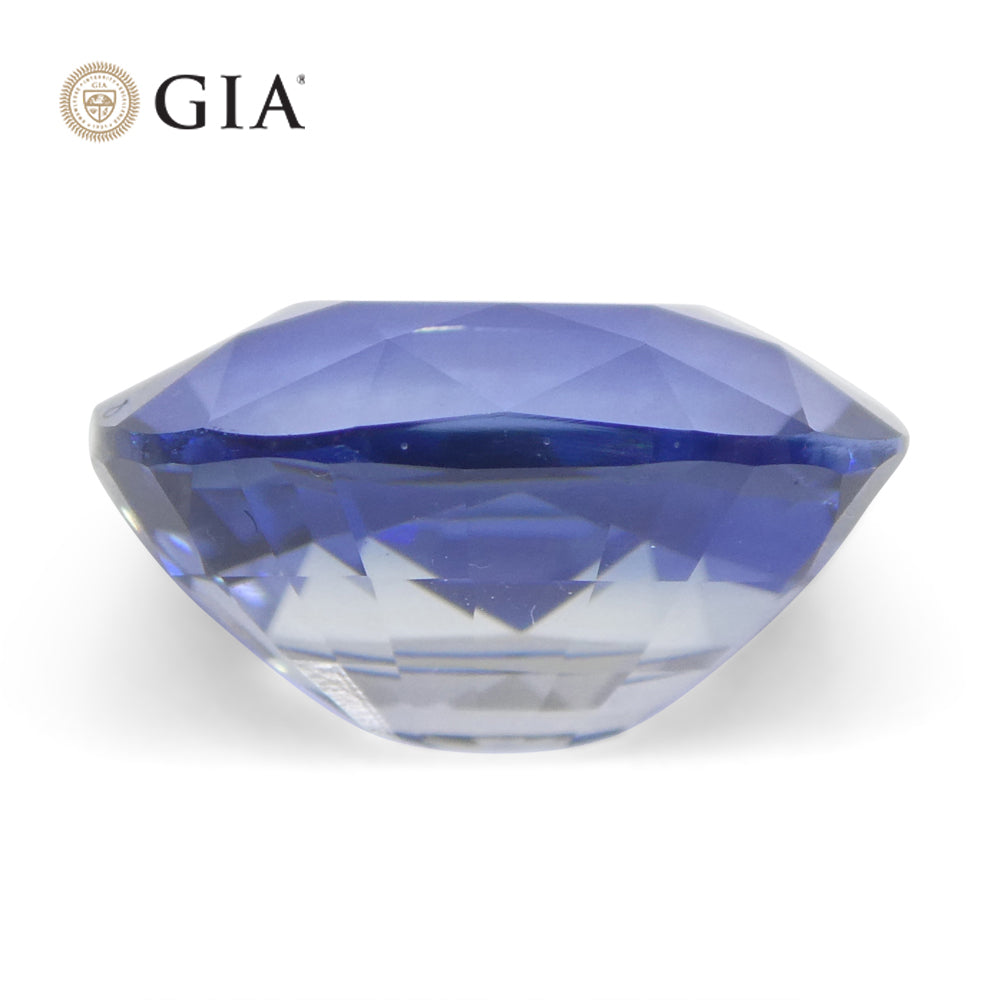 4.12ct Cushion Blue Sapphire GIA Certified Sri Lanka Unheated - Skyjems Wholesale Gemstones