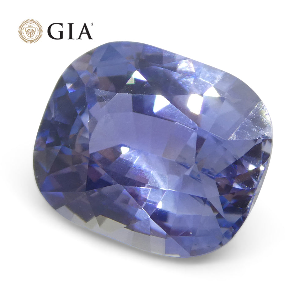 4.12ct Cushion Blue Sapphire GIA Certified Sri Lanka Unheated - Skyjems Wholesale Gemstones