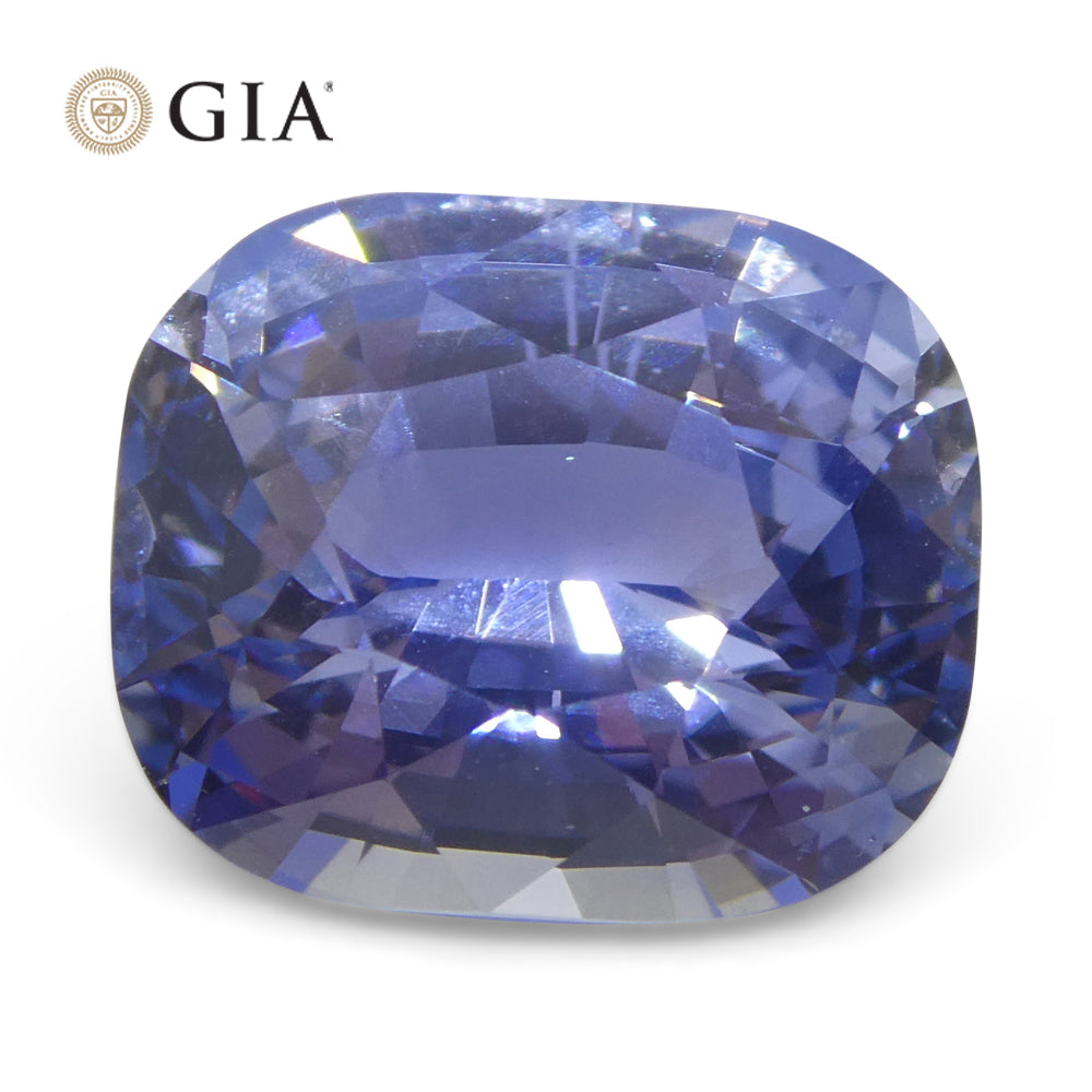 4.12ct Cushion Blue Sapphire GIA Certified Sri Lanka Unheated - Skyjems Wholesale Gemstones