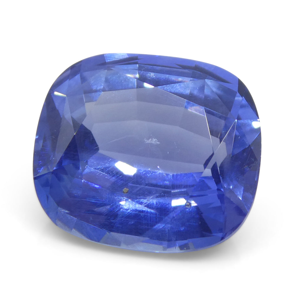 5.09ct Cushion Blue Sapphire GIA Certified Sri Lanka Unheated - Skyjems Wholesale Gemstones