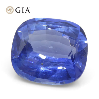 5.09ct Cushion Blue Sapphire GIA Certified Sri Lanka Unheated - Skyjems Wholesale Gemstones