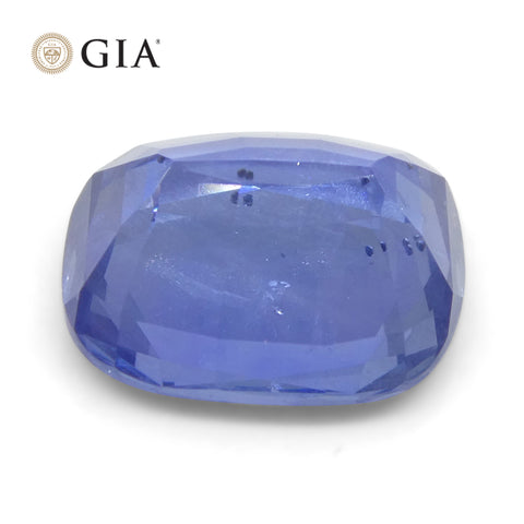 5.09ct Cushion Blue Sapphire GIA Certified Sri Lanka Unheated