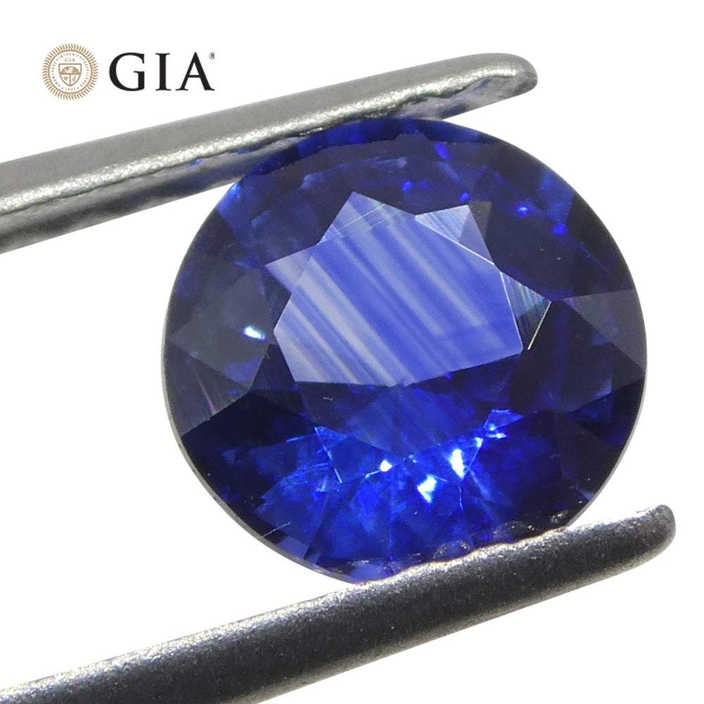 1.05ct Round Blue Sapphire GIA Certified Sri Lanka - Skyjems Wholesale Gemstones