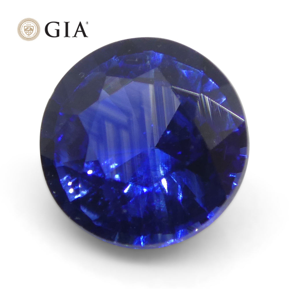 1.05ct Round Blue Sapphire GIA Certified Sri Lanka - Skyjems Wholesale Gemstones