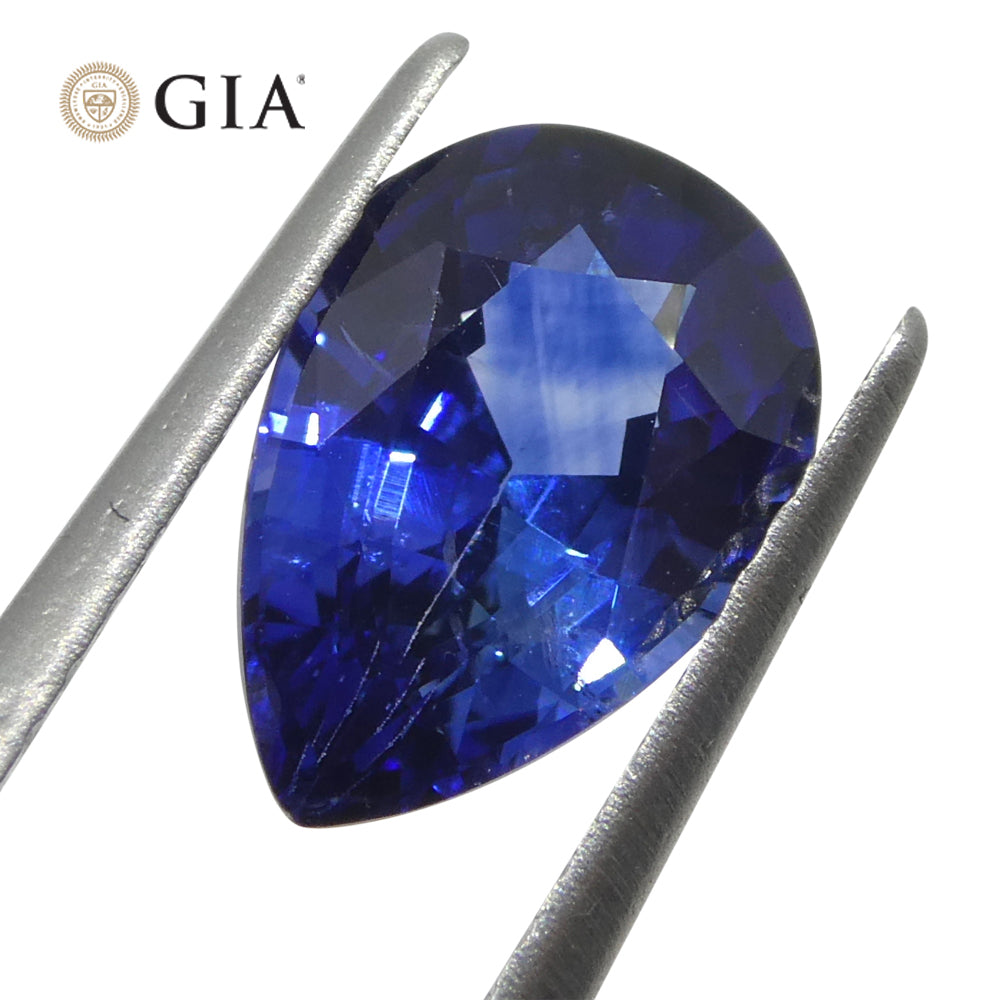 Sapphire 1.64 cts 8.98 x 6.09 x 3.96 mm Pear Blue  $5000