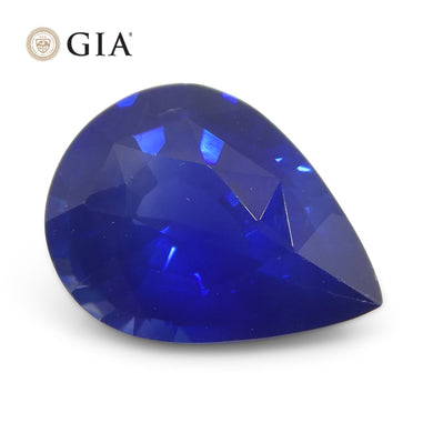Sapphire 1.75 cts 9.19 x 6.93 x 4.03 mm Pear Blue  $5000