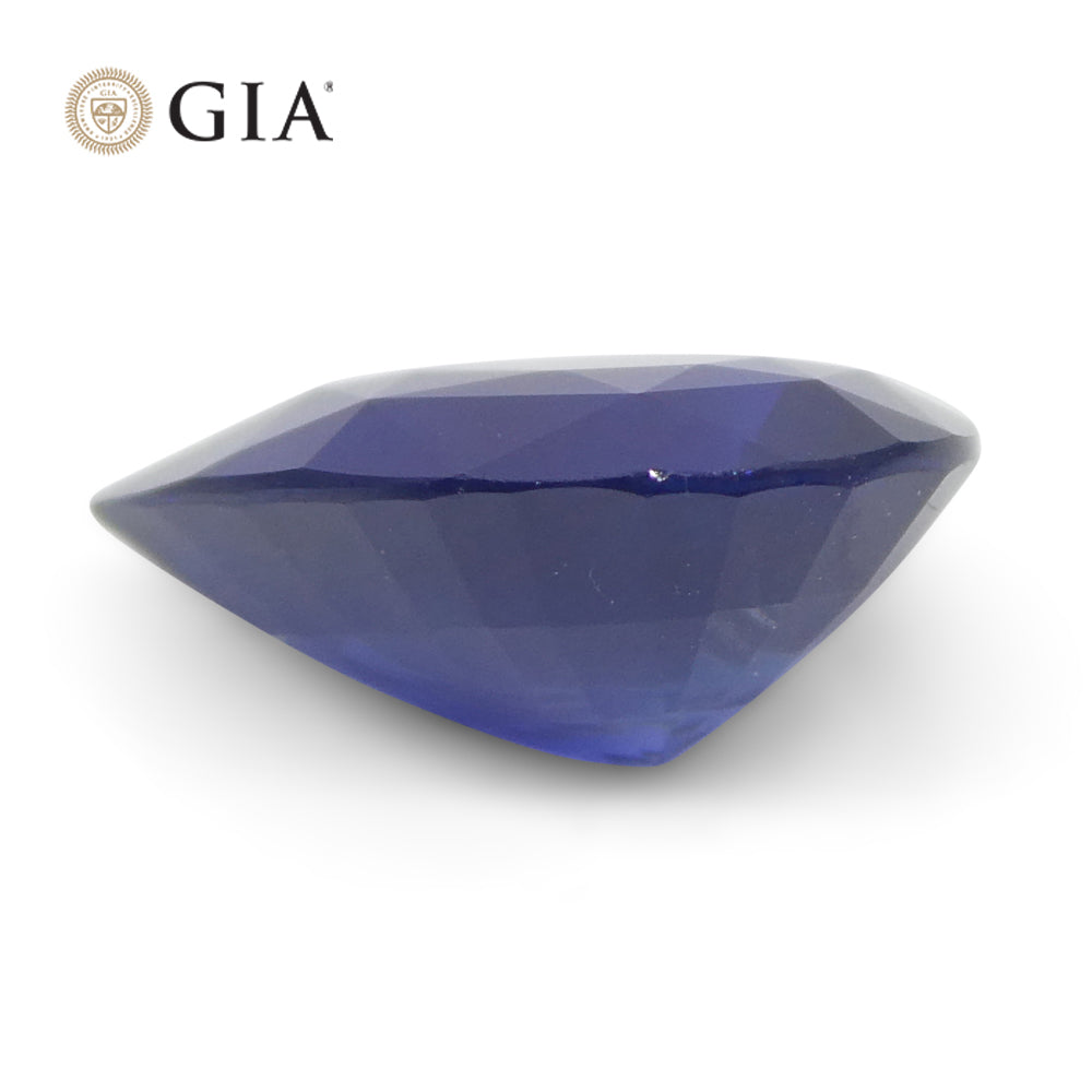 1.75ct Pear Blue Sapphire GIA Certified Sri Lanka - Skyjems Wholesale Gemstones