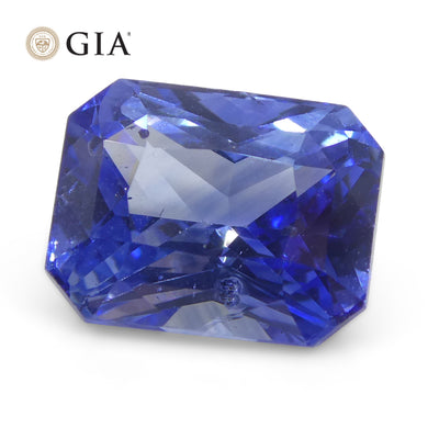 2.54ct Octagonal/Emerald Cut Blue Sapphire GIA Certified Sri Lanka - Skyjems Wholesale Gemstones