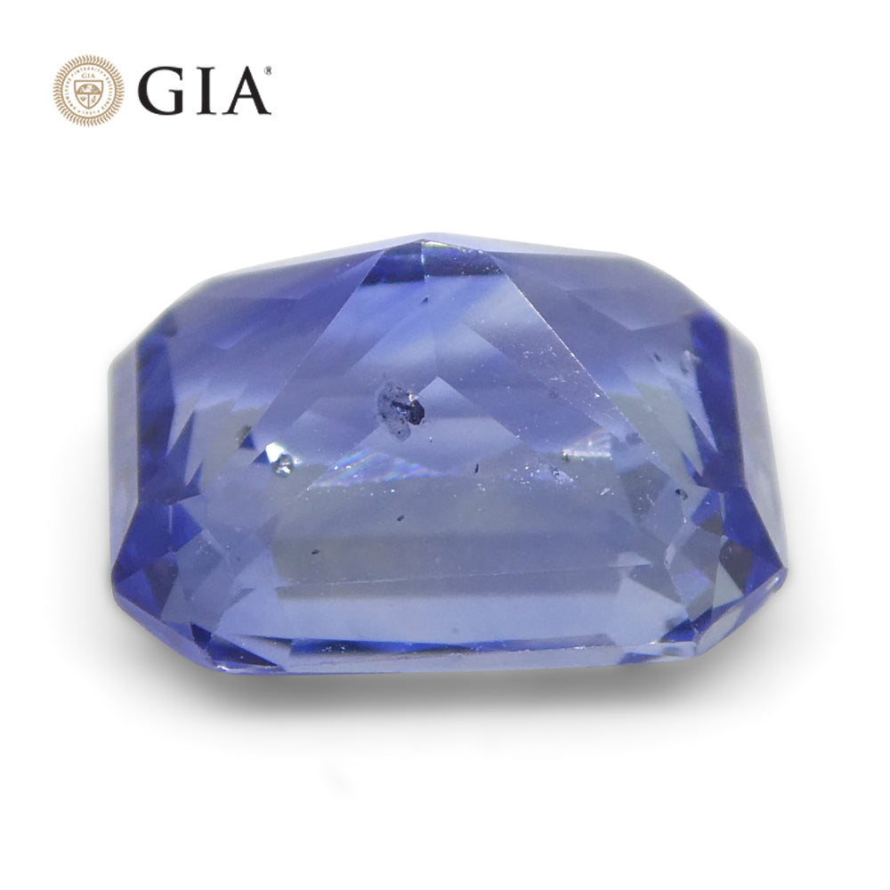 2.54ct Octagonal/Emerald Cut Blue Sapphire GIA Certified Sri Lanka - Skyjems Wholesale Gemstones