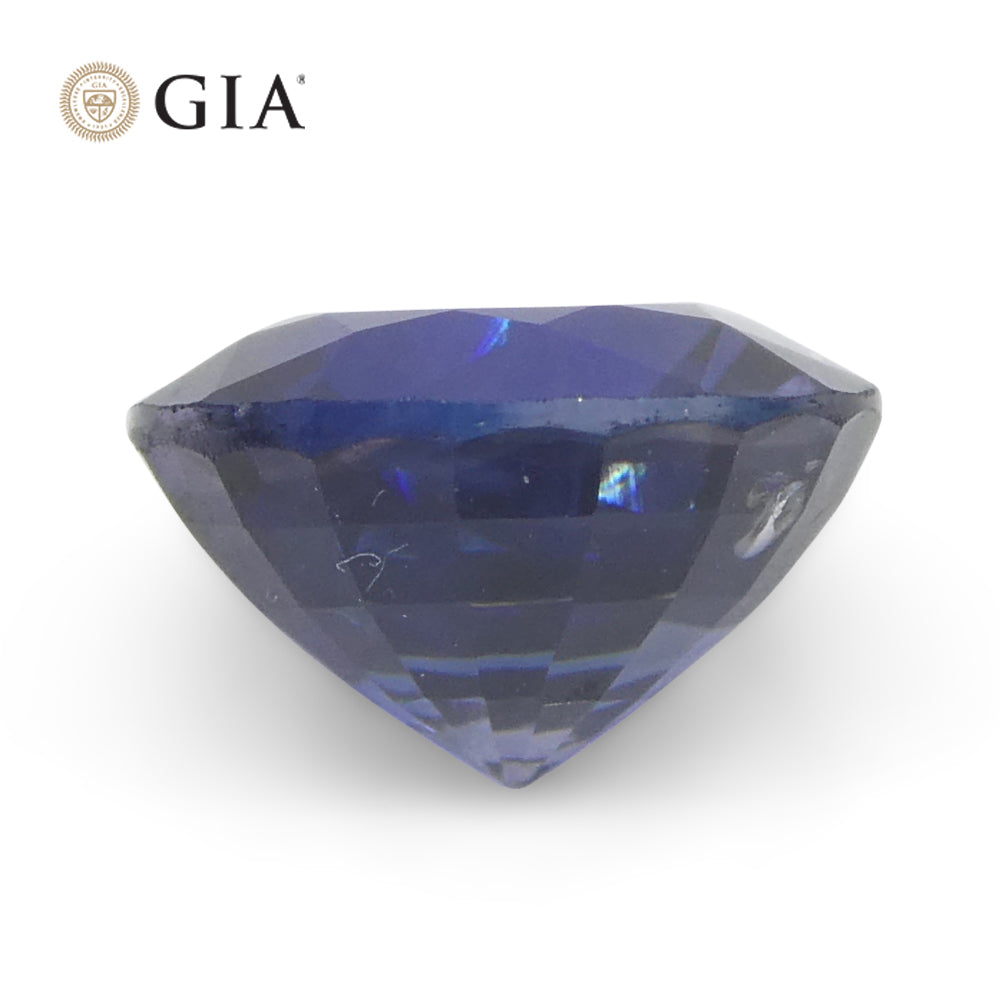 1.23ct Round Blue Sapphire GIA Certified Sri Lanka - Skyjems Wholesale Gemstones