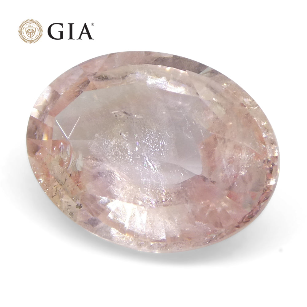 2.17ct Oval Pink-Orange Padparadscha Sapphire GIA Certified  Sri Lanka, Unheated - Skyjems Wholesale Gemstones