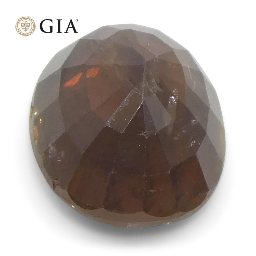 3.93ct Oval Purplish Pink Sapphire GIA Certified East Africa Unheated - Skyjems Wholesale Gemstones