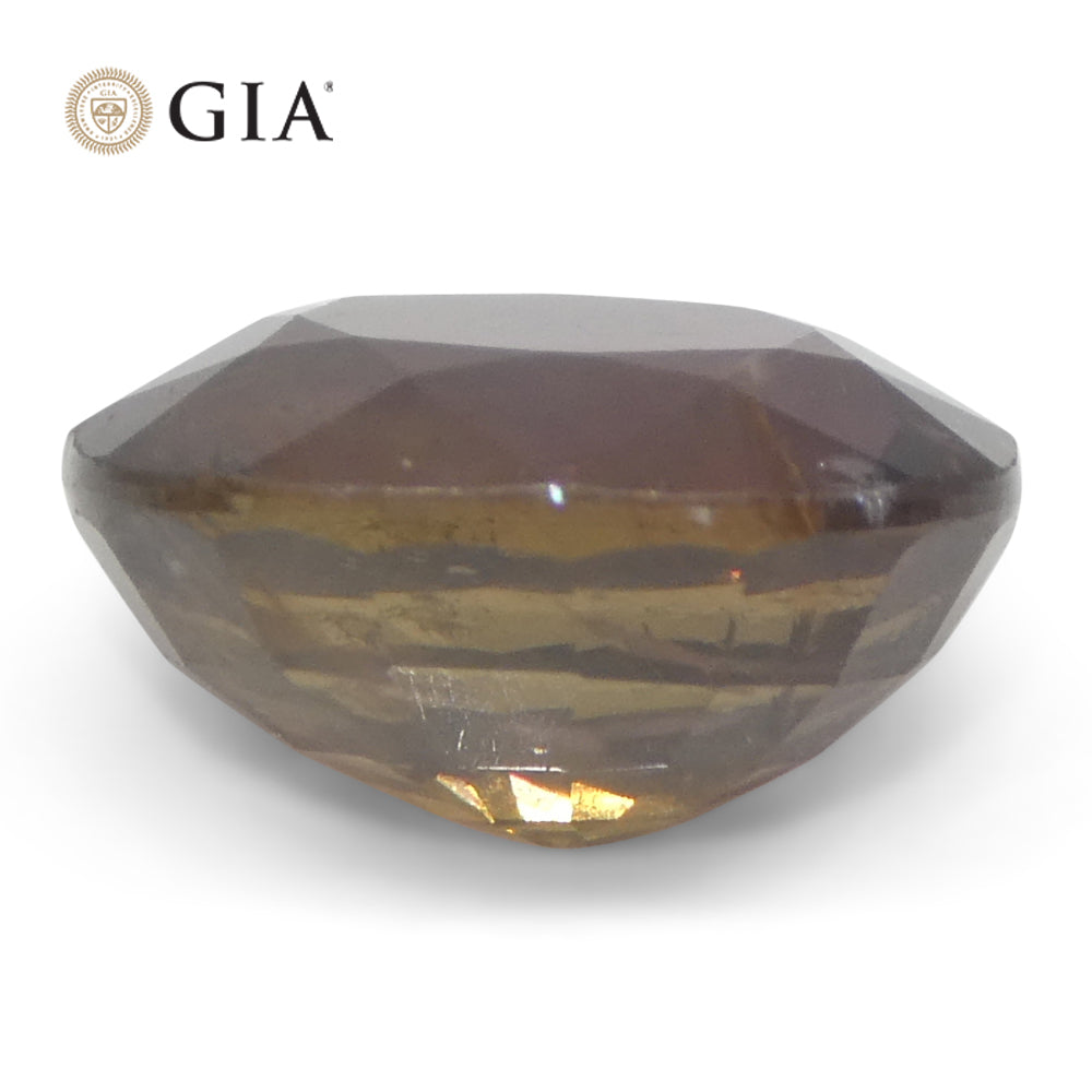 3.93ct Oval Purplish Pink Sapphire GIA Certified East Africa Unheated - Skyjems Wholesale Gemstones