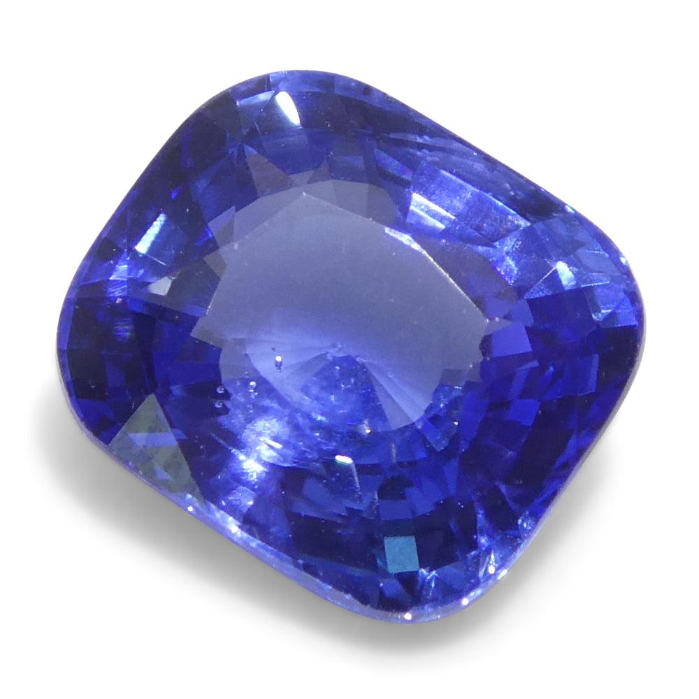 2ct Cushion Blue Sapphire GIA Certified Sri Lanka - Skyjems Wholesale Gemstones