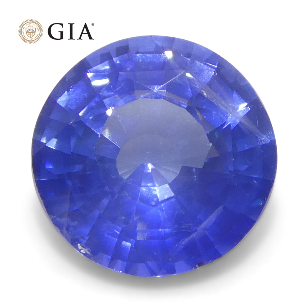 Sapphire 1.77 cts 7.23 x 7.15 x 4.23 mm Round Blue  $6000