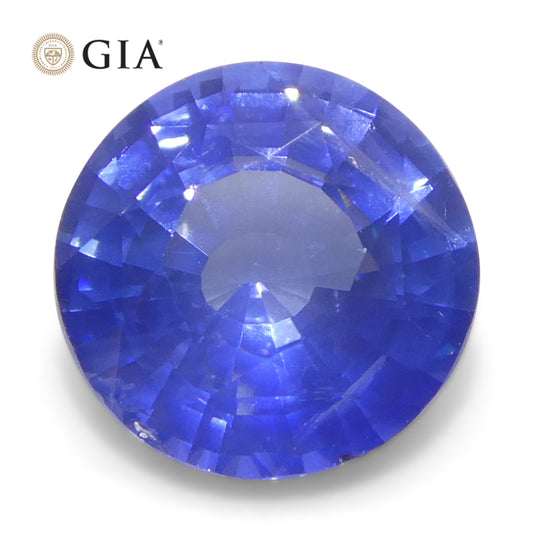 Sapphire 1.77 cts 7.23 x 7.15 x 4.23 mm Round Blue  $6000