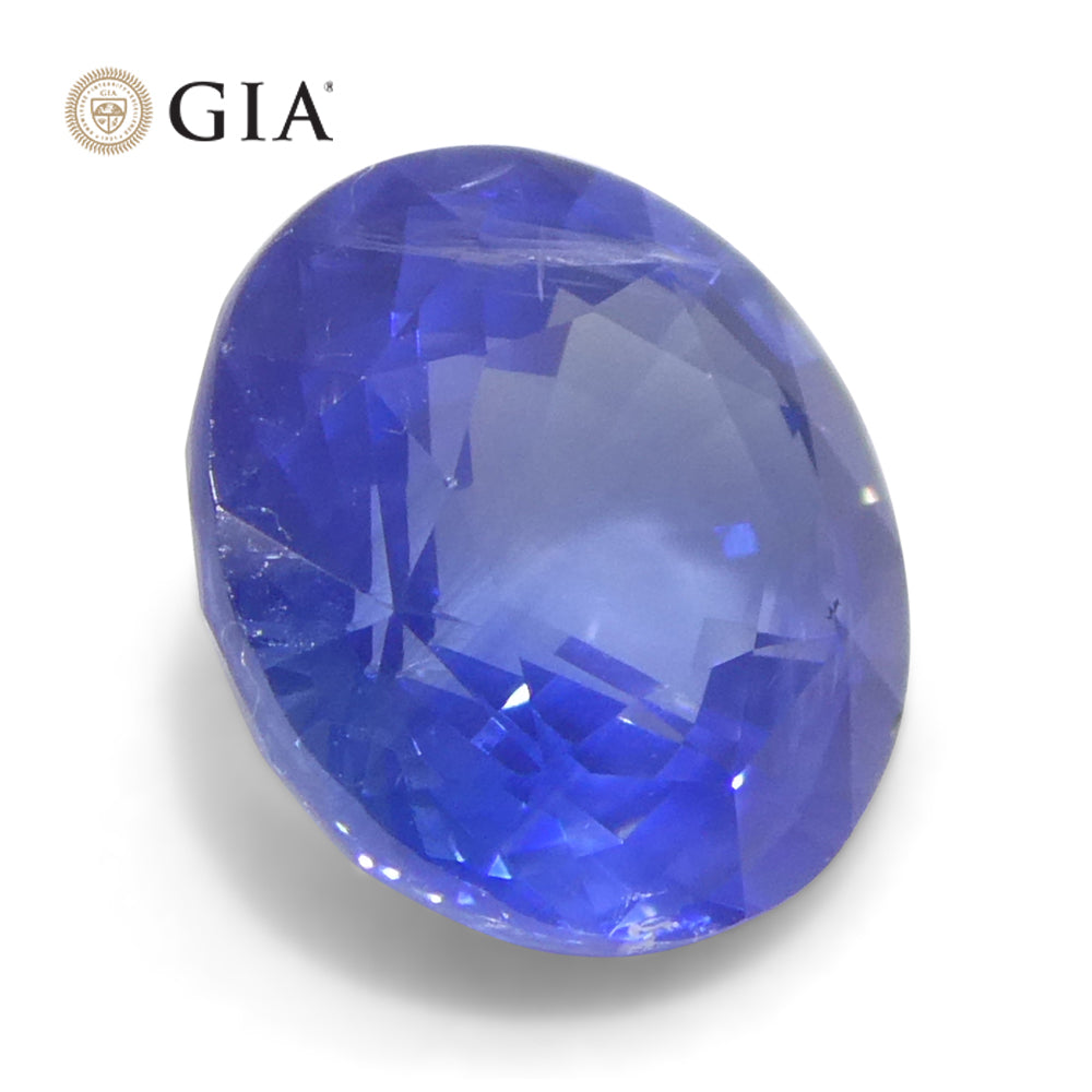 1.77ct Round Blue Sapphire GIA Certified Madagascar - Skyjems Wholesale Gemstones
