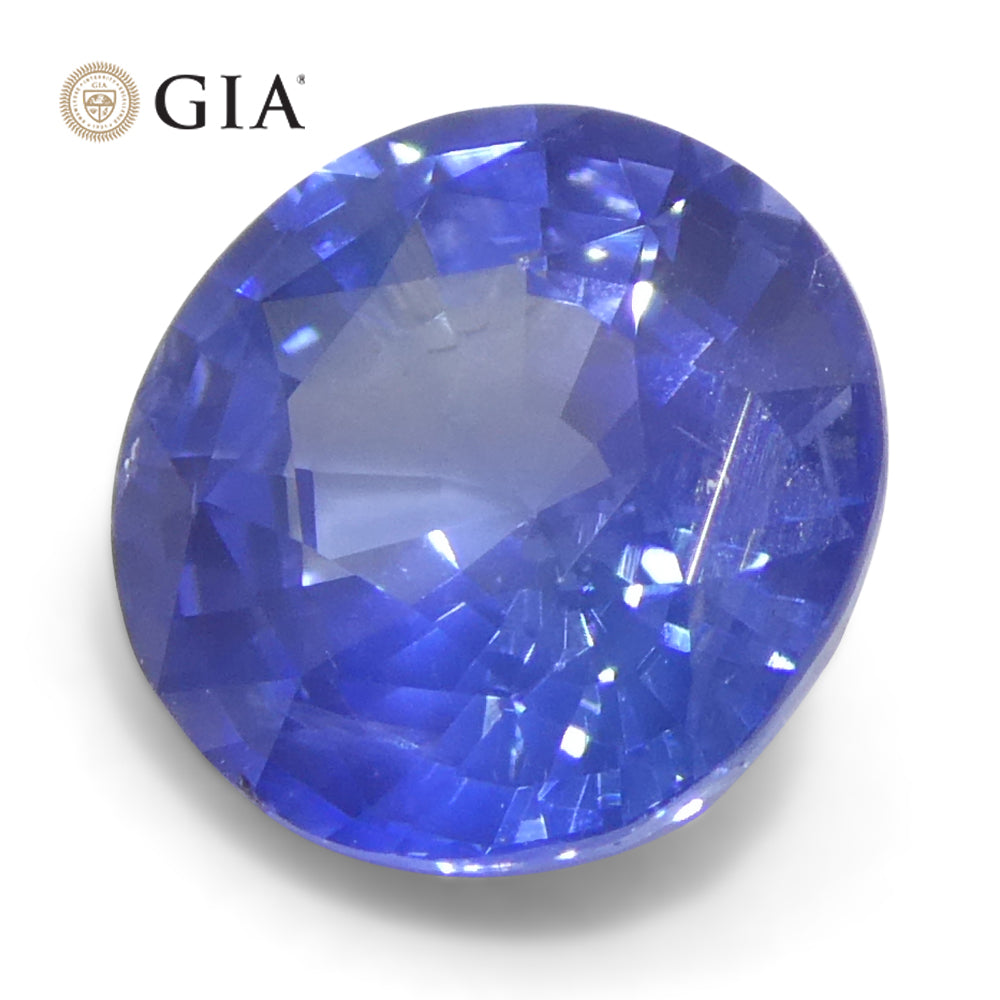 1.77ct Round Blue Sapphire GIA Certified Madagascar - Skyjems Wholesale Gemstones