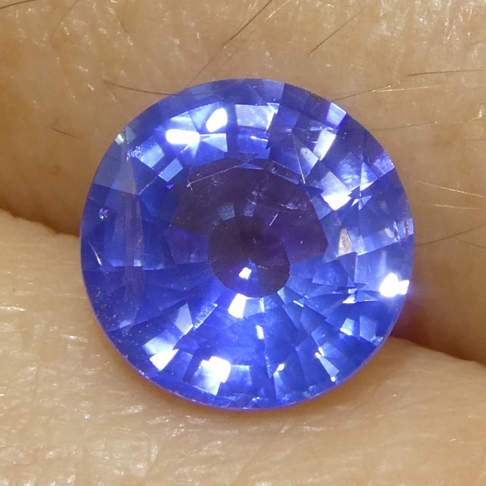 1.77ct Round Blue Sapphire GIA Certified Madagascar - Skyjems Wholesale Gemstones