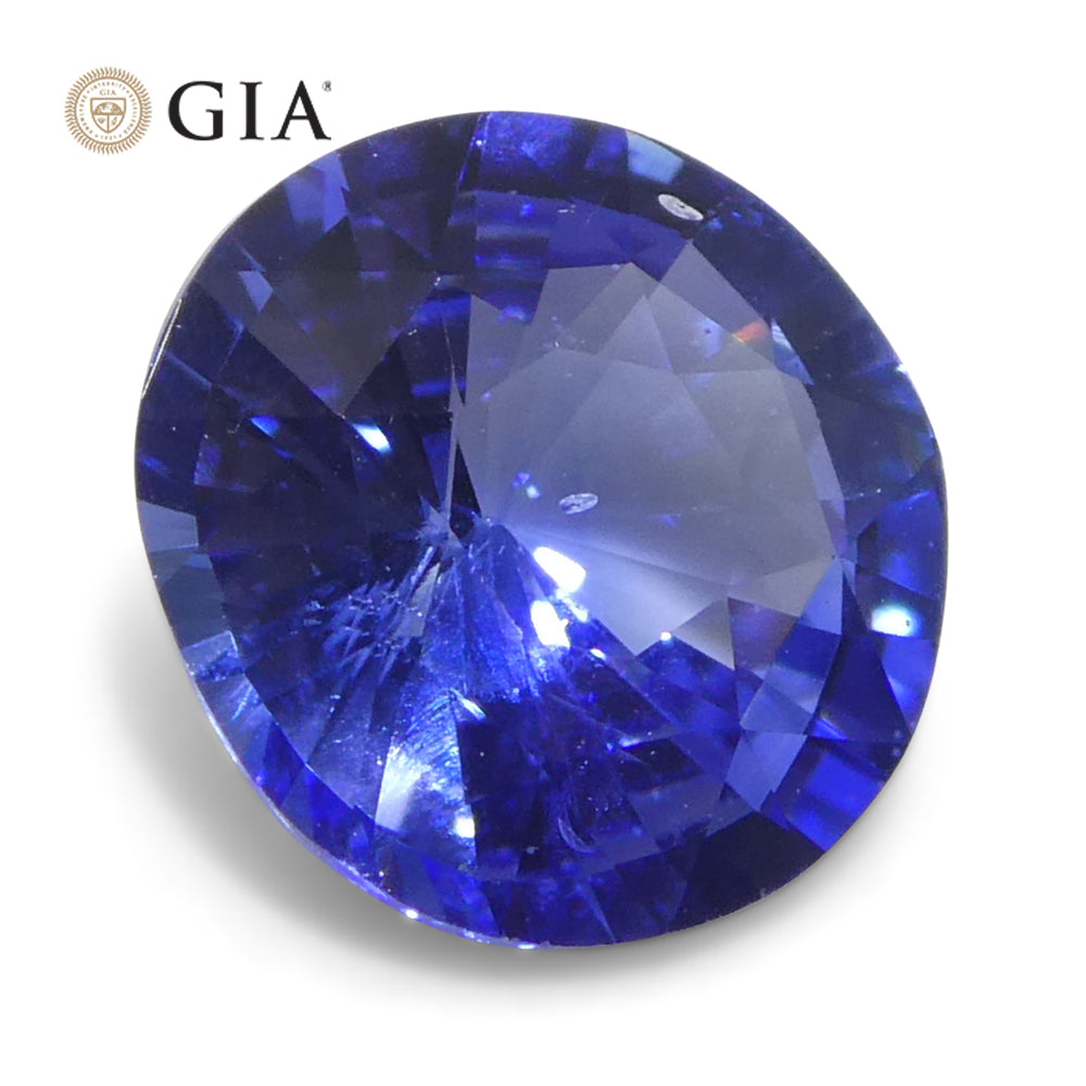 1.66ct Round Blue Sapphire GIA Certified Sri Lanka - Skyjems Wholesale Gemstones