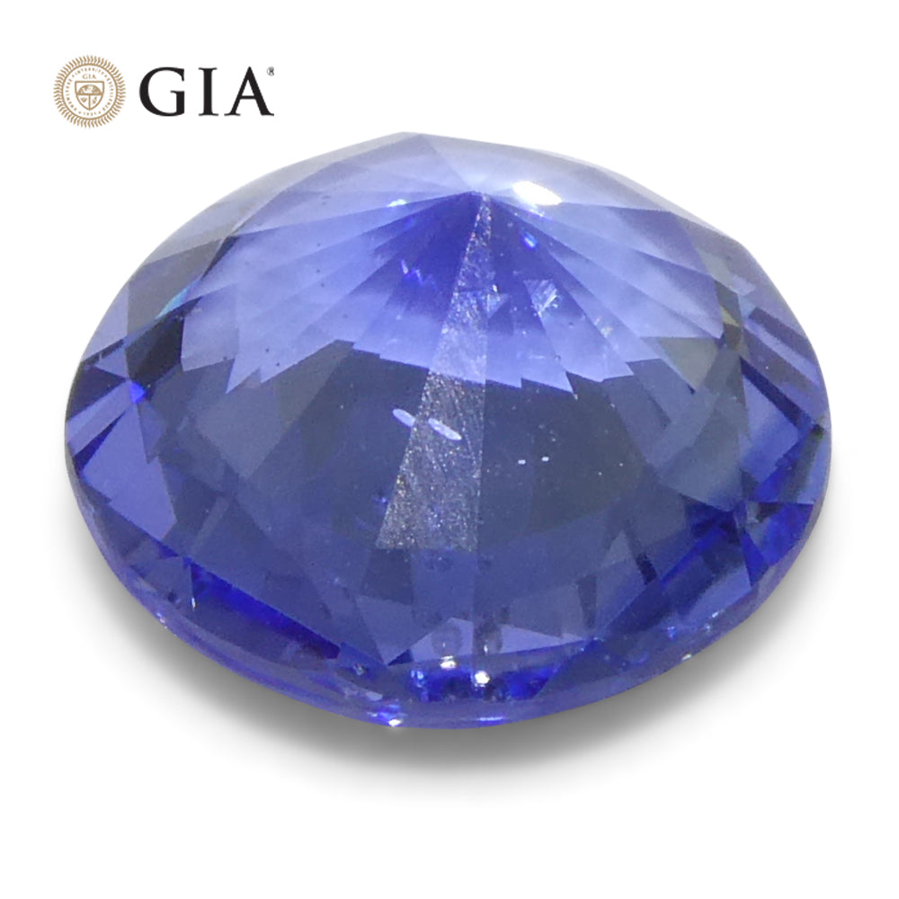 1.66ct Round Blue Sapphire GIA Certified Sri Lanka - Skyjems Wholesale Gemstones